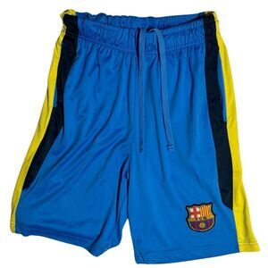 FC Barcelona athletic shorts men’s size small blue fcb logo basketball shorts